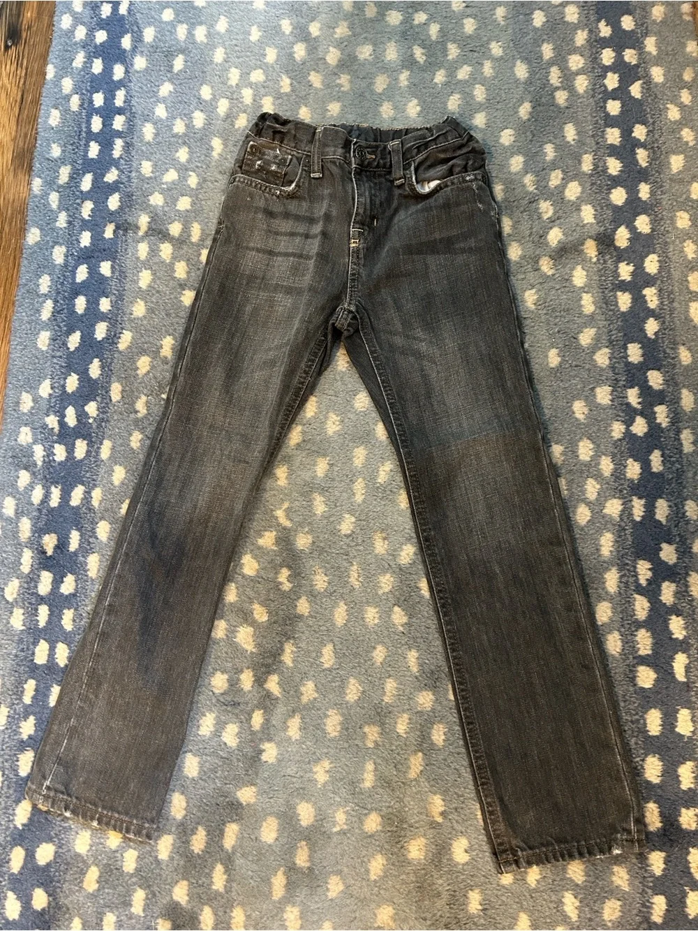 Polo by Ralph Lauren Boys Size 7 Denim Jeans - Navy & Gray